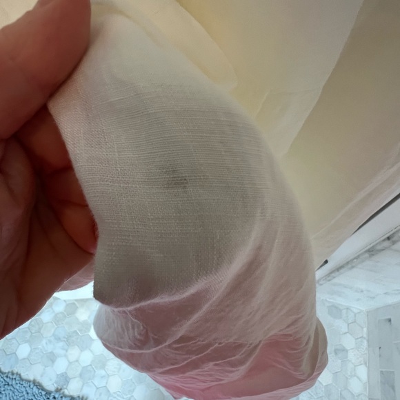 Magaschoni White Linen Sleeveless Maxi Dress - Picture 3 of 5